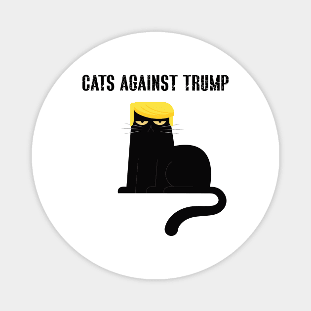 Cats Against Trump Magnet by Dizzyland